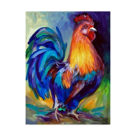 Marcia Baldwin 'Rooster One' Canvas Art,35x47